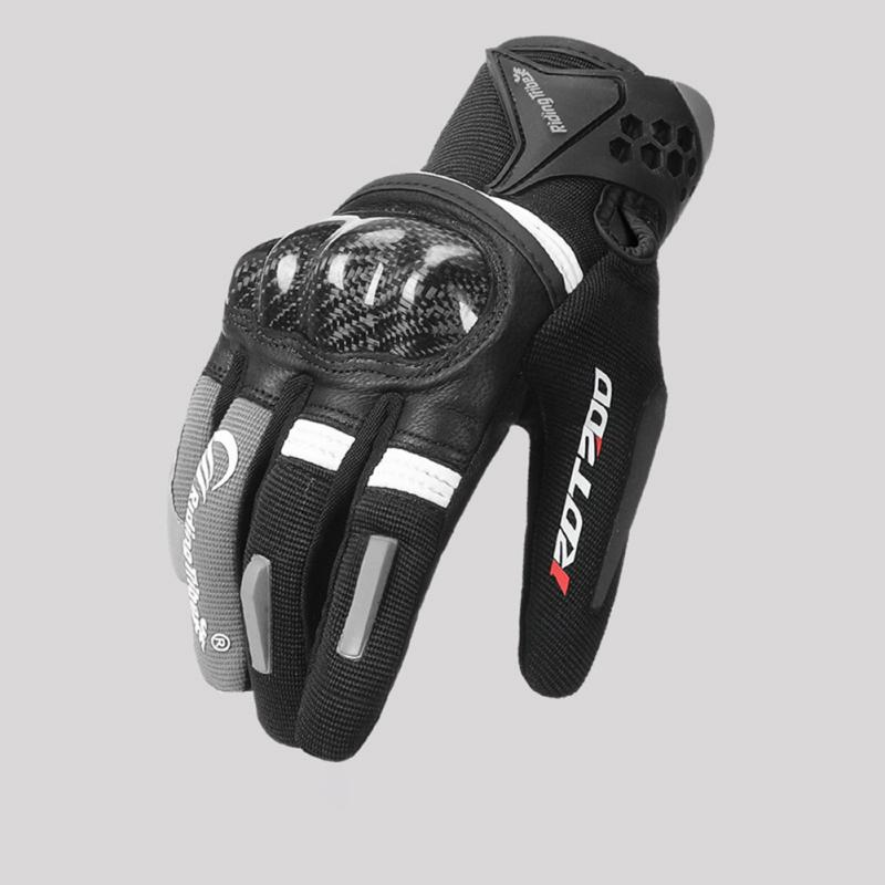 1 Pair Of Outdoor Motorcycle Riding  Gloves Breathable Windproof Shock Absorption Anti-fall Full