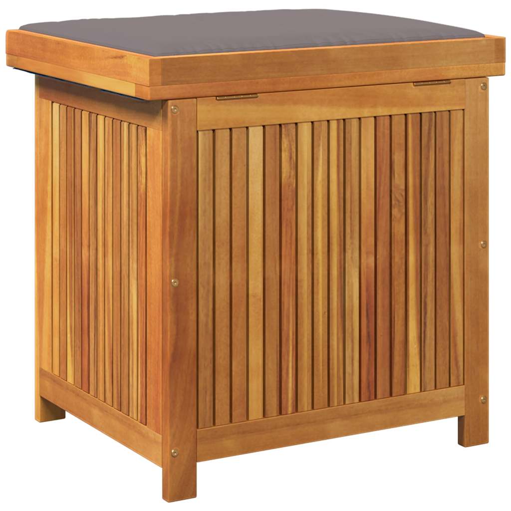 Outdoor Cushion Box 60x50x61 Cm Solid Acacia Wood
