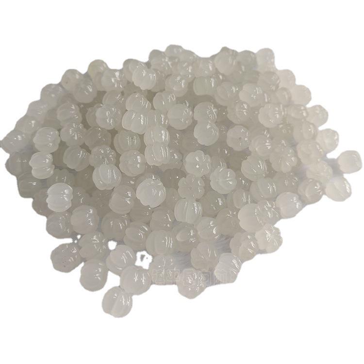 Ice-bottom Gold-thread Jade-white Pumpkin Loose Beads for DIY Jewelry Accessories