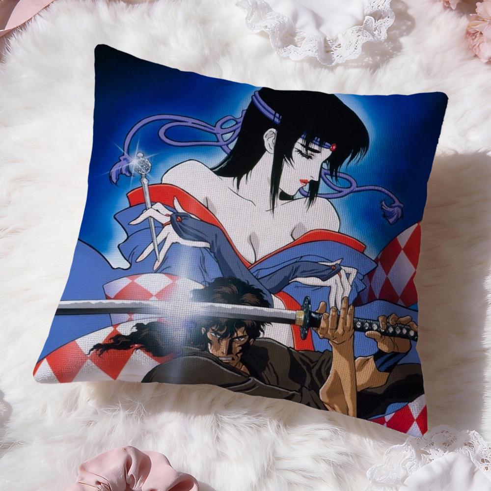 N-Ninja S-Scroll Spiel Kissenbezug Premium Komfort Wendbarer Kissenbezug -Zwei in Einem Design für Jeden Raum & Autoinnenraum