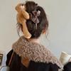 Elegant Bear Hair Clip Versatile Cute Hair Accessories Cartoon Plush Hair Claw  Children's Hairpin