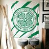 Celtic Football Club Wall Tapestry Aesthetic Wall Hanging Printed Fabric Blanket Decorative Tapestries for Bedroom Living Room Home Decor