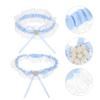 Wedding for Bride Lace Garters Supplies Bow Tie Leg Bowknot Bridesmaid