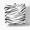 Coperta in Flanella con Fantasia a Strisce di Zebra 3D Calda Morbida Piumone Coperte da Divano Decorazione Camera da Letto