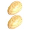 Eggs Shakers Wood Finger Castanets Smooth Musical Instrument Tool Early Learning Musical Toy for Kids Boys Girls Toddlers