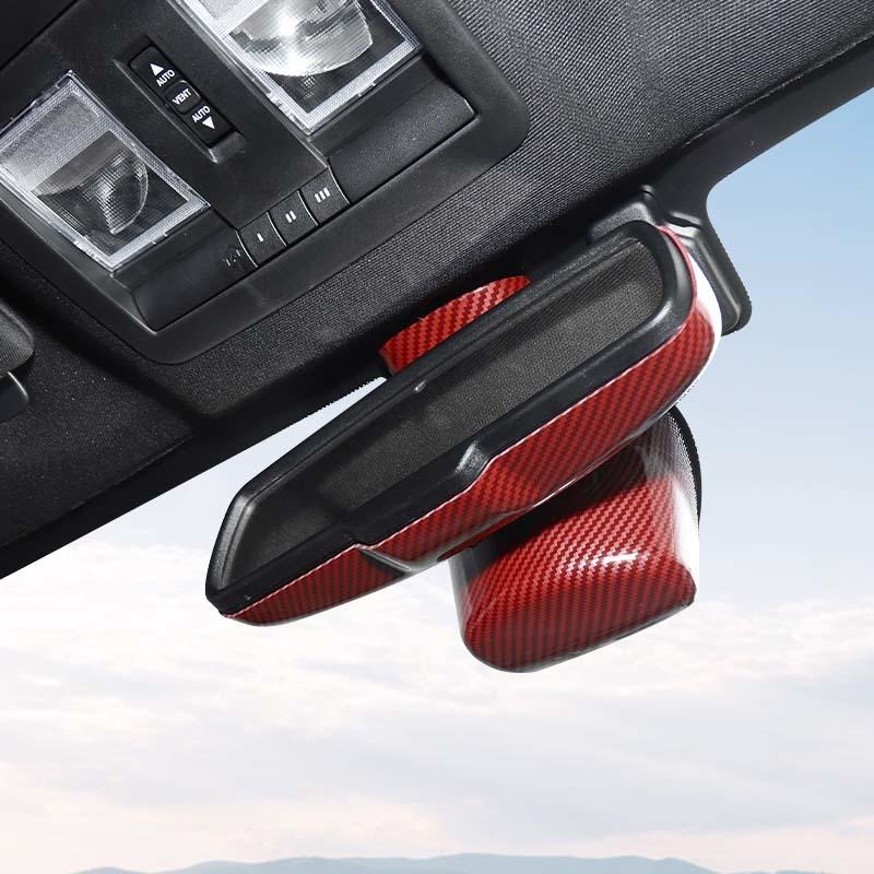 Interior Rearview Mirror Panel Decoration Protective Cover For Dodge Challenger 2015 Up Car Interior Accessories
