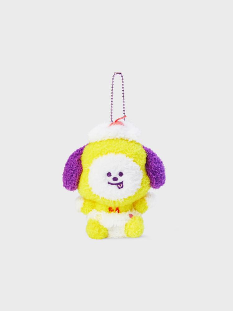 Line Friends BT21 CHIMMY ON THE CLOUD Edition Plush Doll Keychain