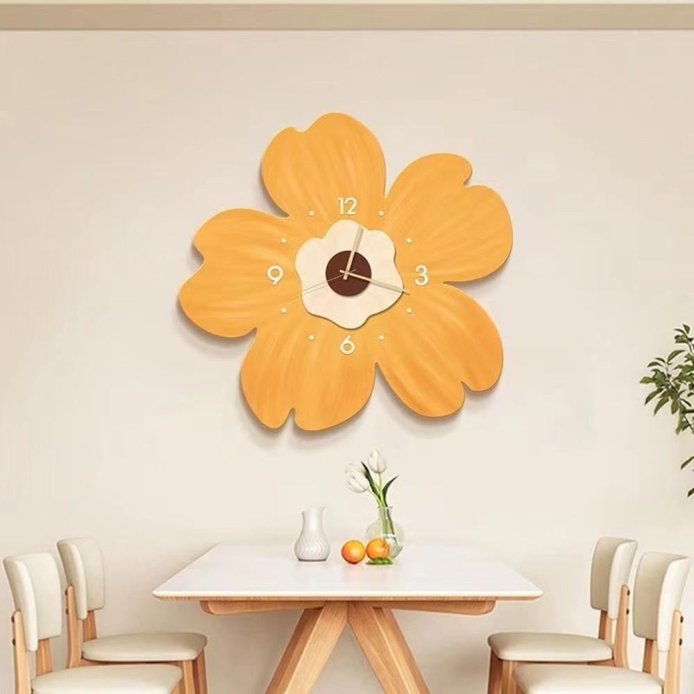 Slient Decor Flower Creative Clock 30cm Home Clock Fashion Simple Wall Clock  Birthday Gifts