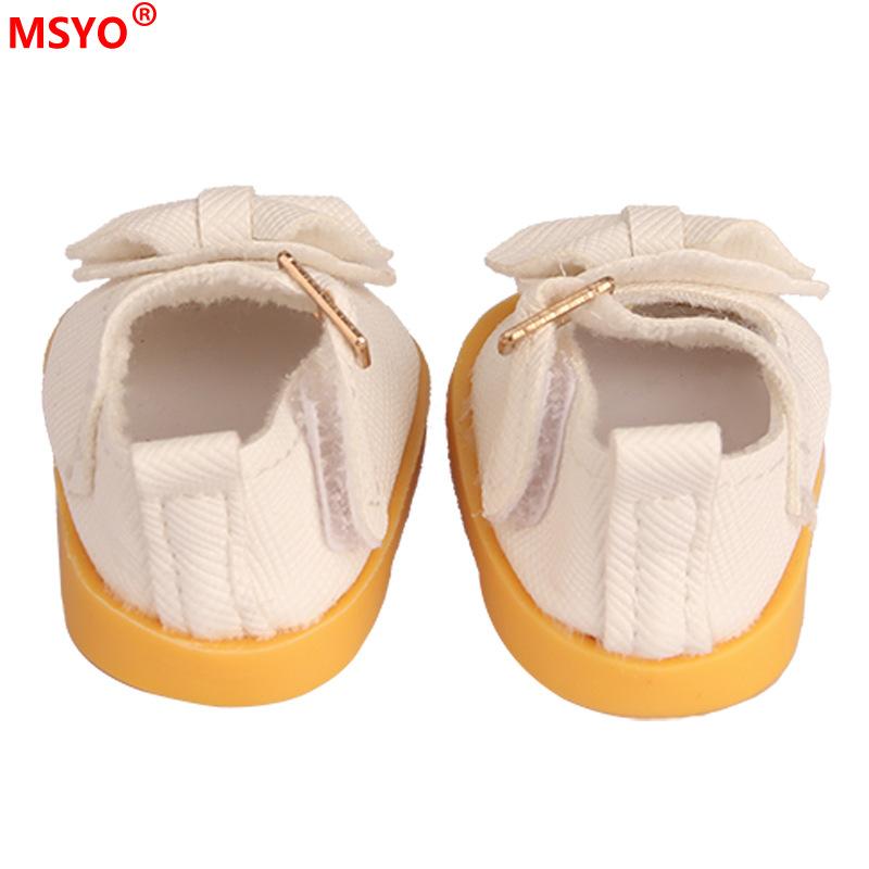 14 Inch Doll Shoes 5cm Shoes 20cm Cotton Doll Bow Shoes Toy Doll Shoes