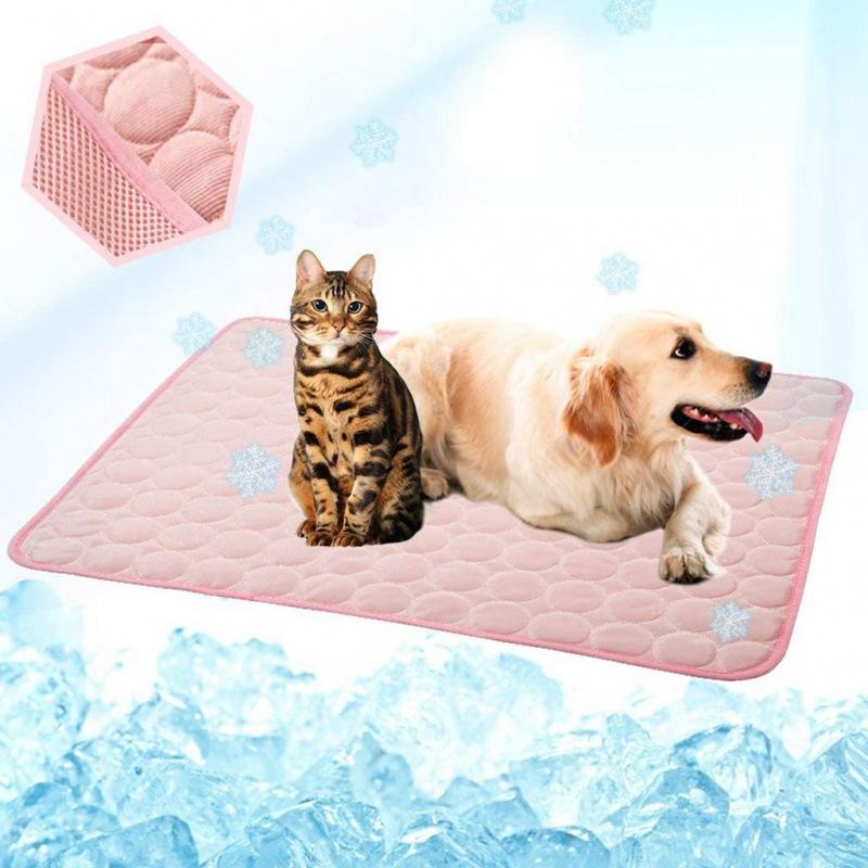 Pet Ice Mat Kennel Dog Mat Pet Ice Silk Mat Cat Cooling Mat Washable Dog Cooling Mat Cooling Mat Blanket
