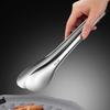 Stainless Steel Serving Tongs Non-Slip Ergonomic Food Tongs for BBQ Buffet Kitchen Rust-Resistant Dishwasher Safe Versatile Clips for Steak Bread Ice