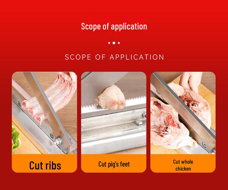 Stainless Steel Guillotine Slicer for Cutting Chinese Medicine and Meats