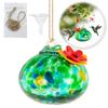 Window Hummingbird Feeder with Suction Cups Small Hummingbird Feeder Flower Feeding Ports Hanging Bird Feeder for Outside Window