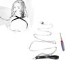 Stainless Steel SM Bondage Nose Hook Force Nose Shackle Clamp Clip Chain Slave  Product Sex Toys for Couples Role Playing