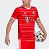 adidas FC Bayern Munich Player Edition Sports Letter Short Sleeve Soccer Jersey Men Tops Red HT4825
