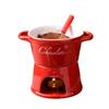 Ceramic Dipping Bowl With Even Heat Distribution For Chocolate Caramel Melting Suitable For Social Event