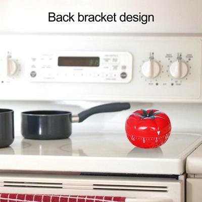 Yousheng Orologio con timer da cucina a forma di pomodoro, promemoria, sveglia, conto alla rovescia regolabile da 1 a 60 minuti, timer meccanico