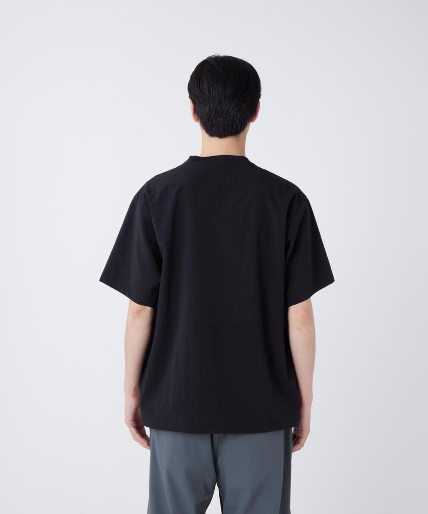 Breathable Quick Dry Short Size L [Snow Peak] T-Shirt CS-26SU015 T-shirt, Sleeve, Men's/Women's, BLACK,