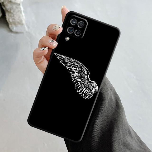 Carcasa de telefon pentru Samsung Galaxy A70 A70s A50 A30s A04s A20s A20e A02 A02s A03 A42 M52 M31 M04 Husa fetita cu aripi de inger si demon