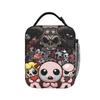 The Binding of Isaac Lunch Bag  Casual Lunch Box School Portable Zipper Lunch Bags For Unisex Oxford Graphic Design Cooler Bag