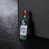 WINE TIME Wine Bottle Glass Couple Brooch For Women Men Red Wine Cup Enamel Lapel Pins Bag Clothes Button Badge Cartoon Jewelry