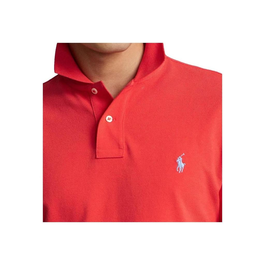 Polo Ralph Lauren Solid Color Pony Embroidered Pullover Short Sleeve Polo Shirt Men tops 710675974-119