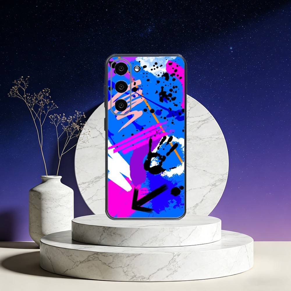 

Trendy Abstract Phone Case For Samsung Galaxy A73,A72,A71,A70,A53,A52,A51,Others Soft Black Cover Samsung a32 5g