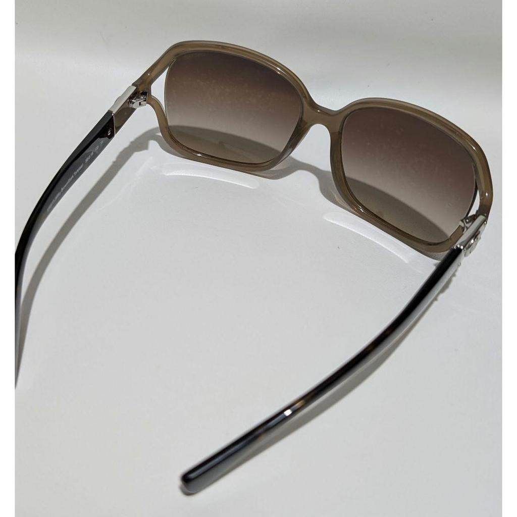 Used COACH brown round sunglasses