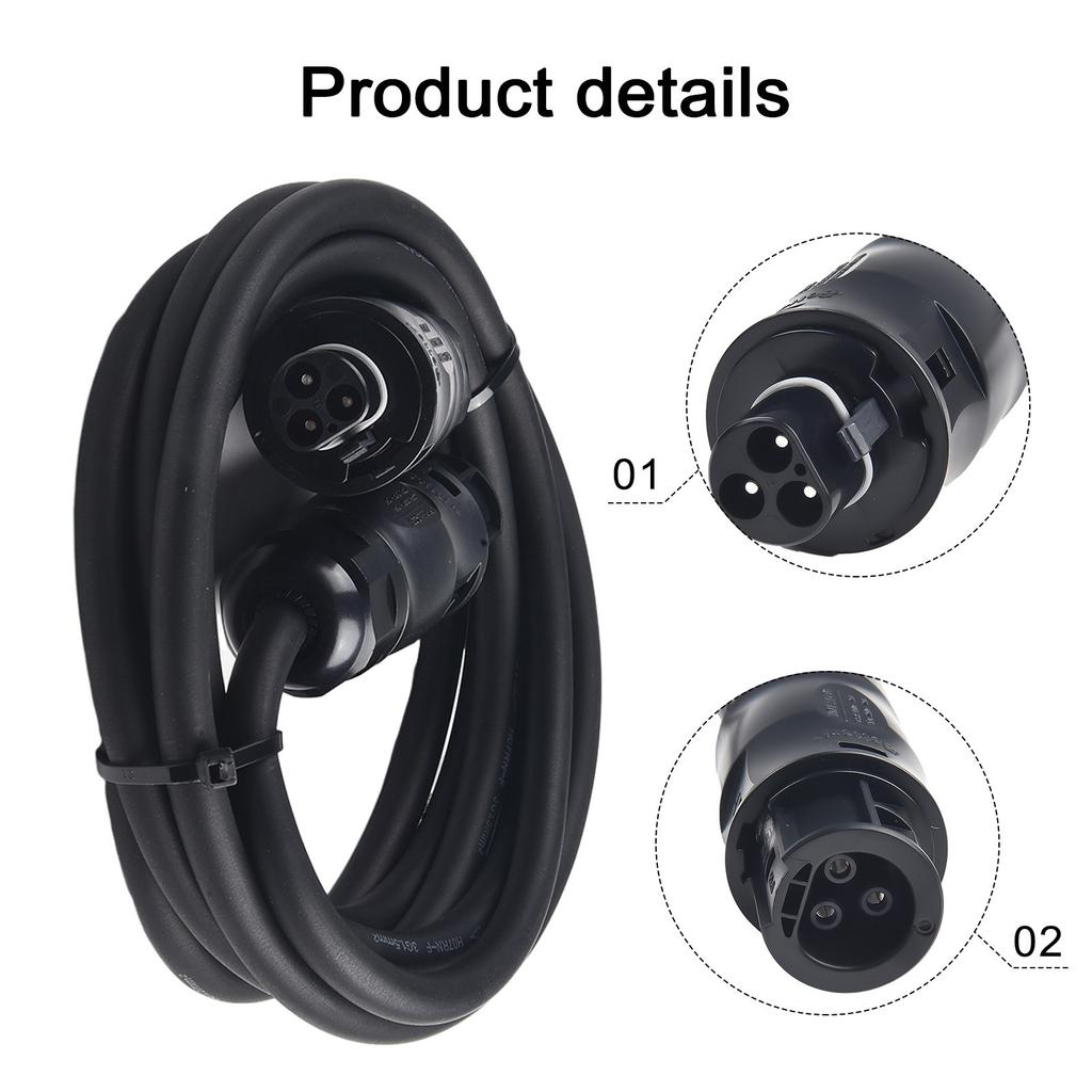 Connection Cable with BC01 Female To Plug Extension Adapter for Micro Inverters