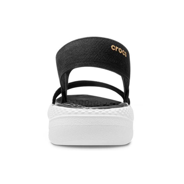 Crocs LiteRide Fashion Black Sandals Women's 205106-066