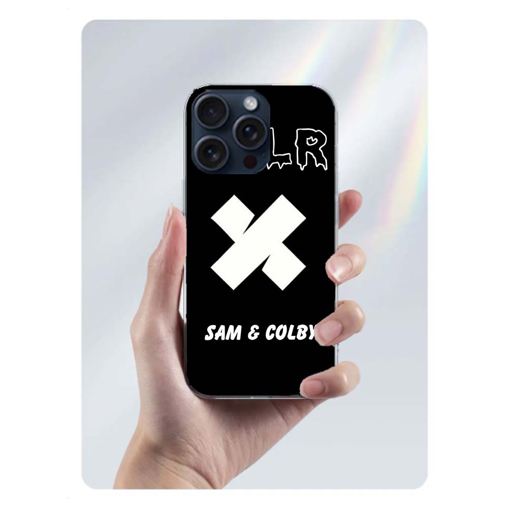 Sam and Colby XPLR Clear Phone Case For Iphone 17 Air 16 Pro Max 15 Pro 14 Plus 17E 16E 11 13 12 Mini Cover Cases Fundas Cell TP