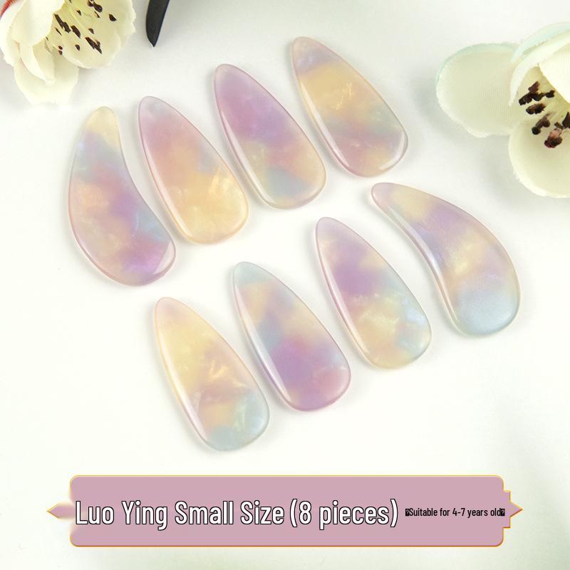 Children's and Adult Professional Guzheng Golden Cicada Double-Sided Curved Plectrum
