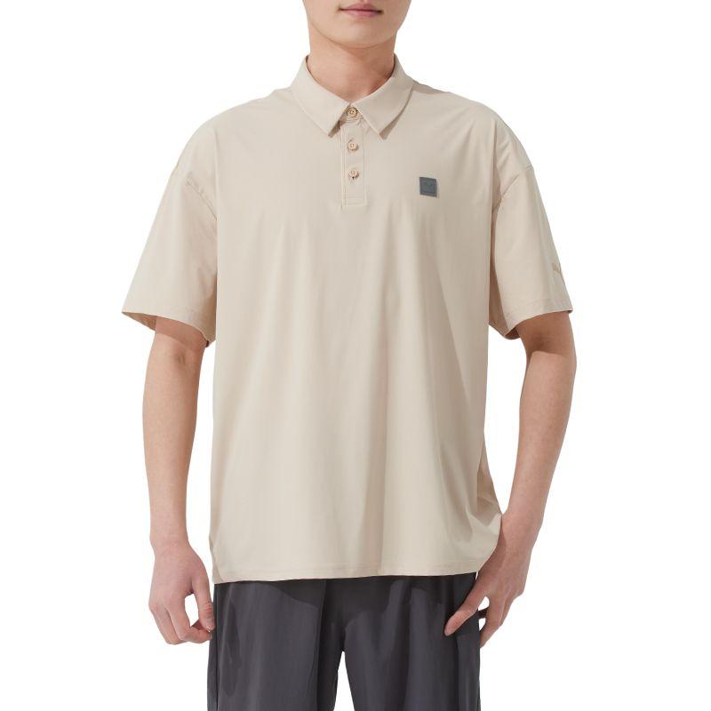 

Puma Модная Минималистичная Удобная Дышащая Футболка-поло с коротким рукавом Мужские топы Хаки 689290-87 2XL