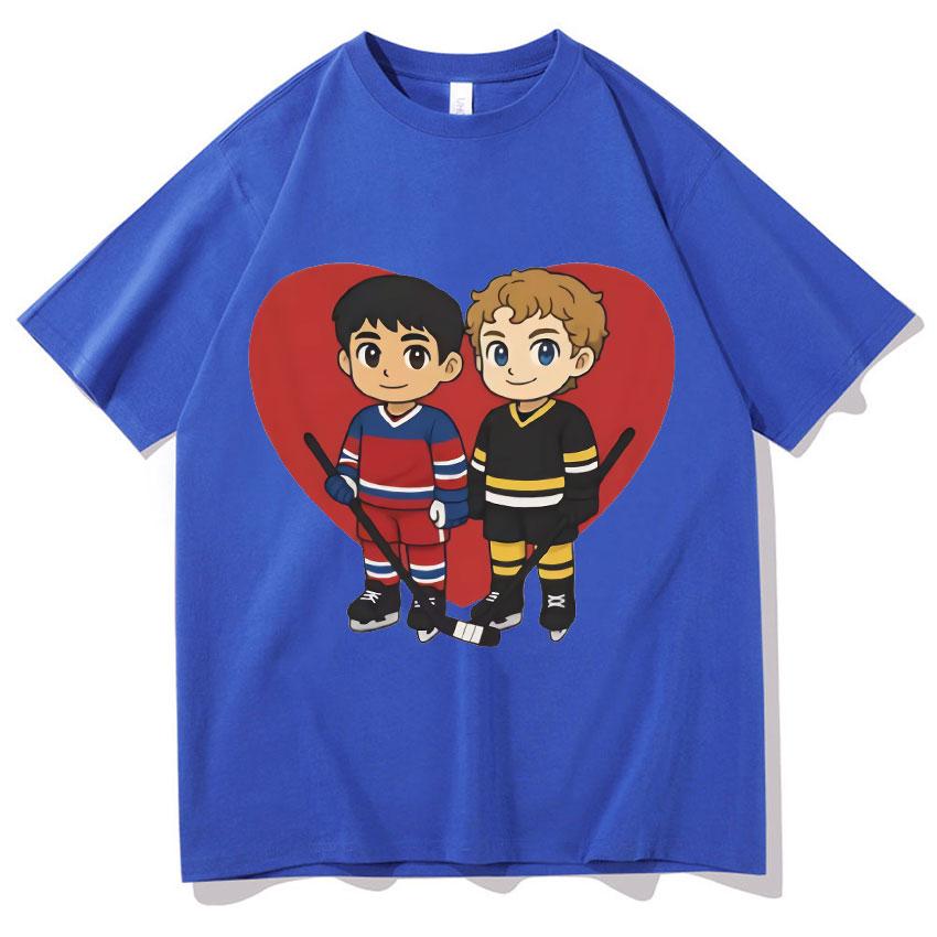 Heated Rivalry High Quality Tshirt Mens Womens Rivalry 81 and Hollander 24 Hip Hop Casual 100 Cotton Tee Shirt Teenagers Unisex