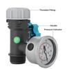 D5 G3/4in Einstellbares Wasserdruckregelventil mit Manometer Gewächshaus Garten Bewässerungssteuerung Regelventil
