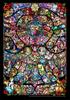 Tenyo In Pure White Gyutto Series Jigsaw Puzzle Disney Disney Pixar Heroine Collection Stained Glass with Service Card (Tenyo) [Made Japan] 266-Piece