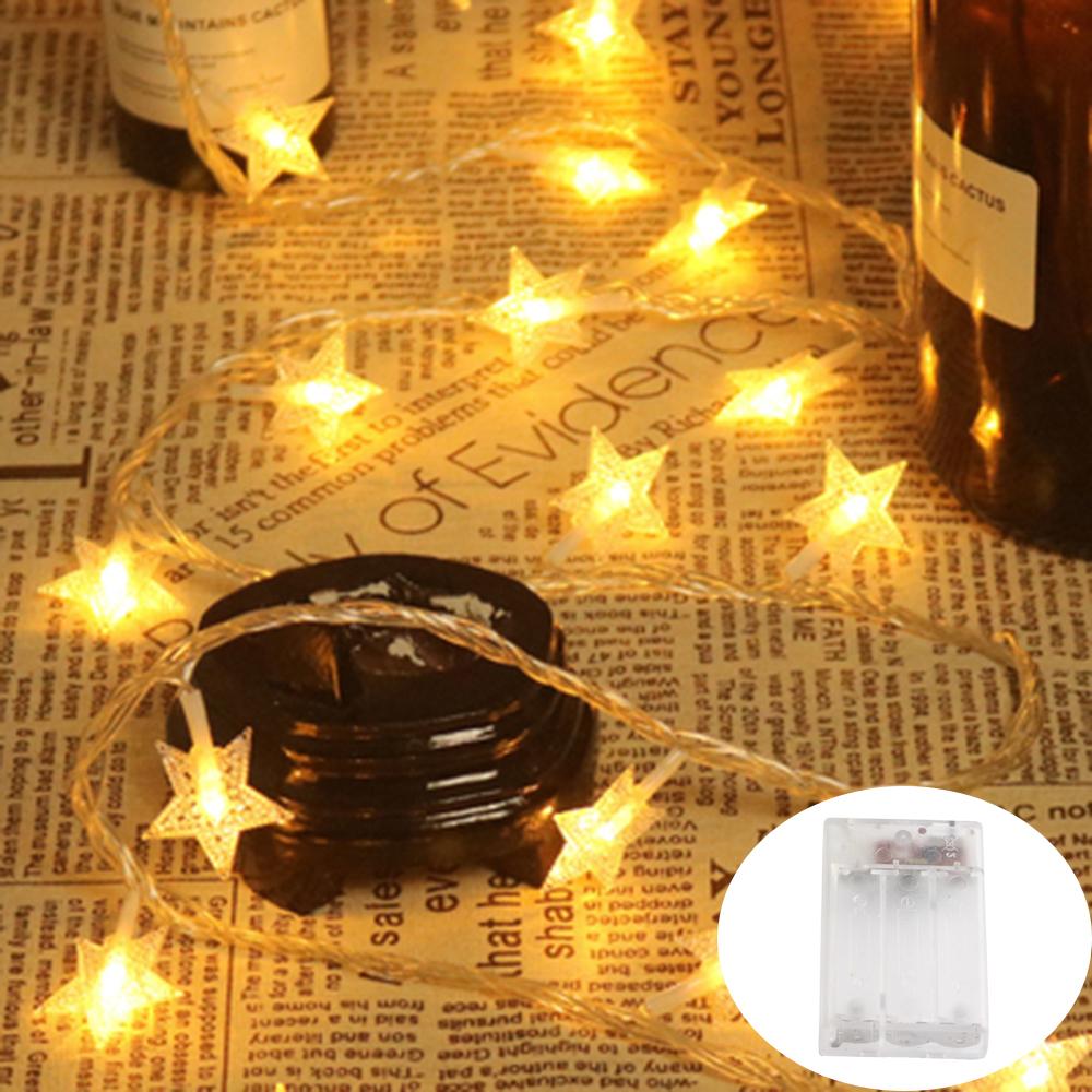 LED Star String Lights USB/Battery Operated Fairy Lights Christmas Garland For Party Wedding Home Outdoor Patio Decoration