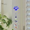 K9 Crystal Wind Chime Cat Paw Chimes, Suncatchers for Windows Hanging, Pendant Prism Rainbow Maker Indoor Outdoor Home Garden Decor Pet Style