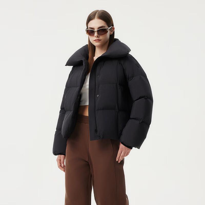 Tanboer Women's Short Casual Lapel Down Jacket TBF530322Z