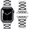 Stainless Steel Strap For Apple Watch Band 45mm Ultra 2 49mm 41mm 40mm 44mm Metal WatchBand For Iwatch Series 9 8 7 6 5 Bracelet