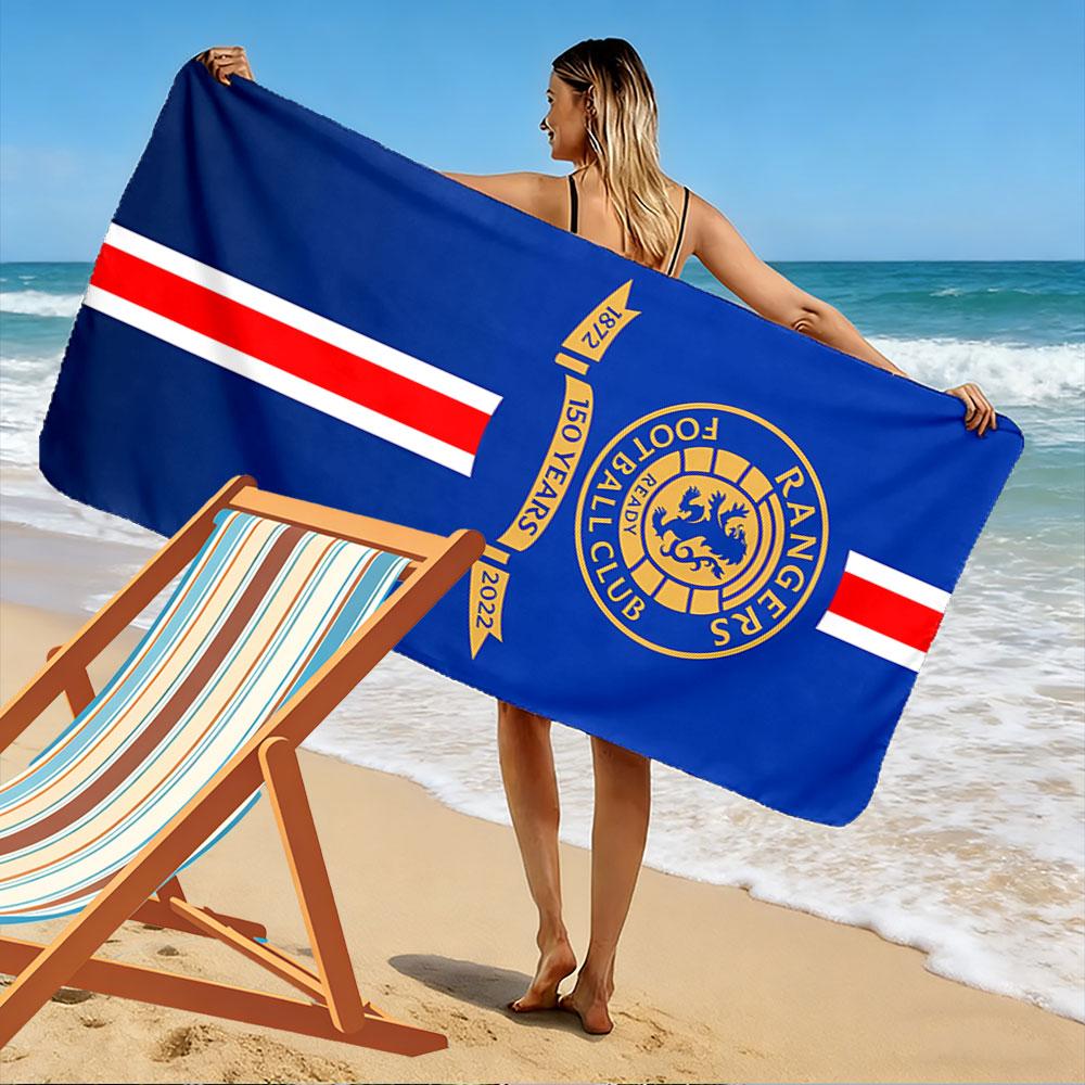 Rangers 150th Anniversary Towel A must-have beach towel for beach travel
