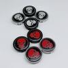 4pcs O.D 64MM (I.D 61MM ) Skull Logo Emblem Car Wheel Center Caps for Rim Hubcaps Cover Wheels Hub Lid Replace Accessories