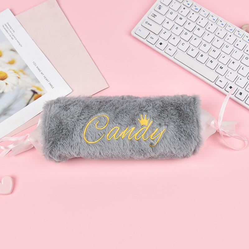 Japanese Style Plush Pencil Case: Cute, Large Capacity, Trendy Ins Stationery Bag for Students