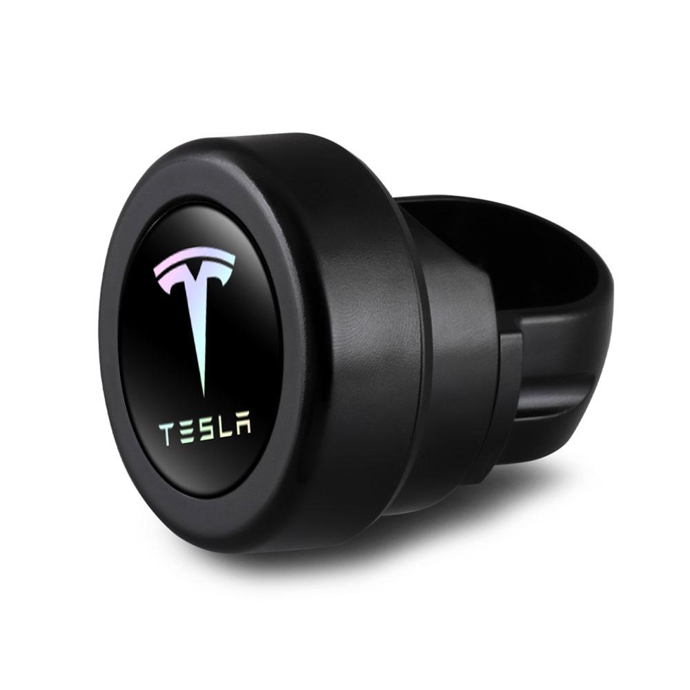 

1pc Car Steering Wheel Ball Anti Slip Car Accessories Handle Aid Booster Ball Spinner Knob For Tesla Model Y 3 S Roadster Bonina