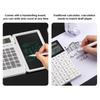 2in1 Scientific Calculator Foldable Large Screen Display Function Calculators with Tablet Practical 12 Digits Display