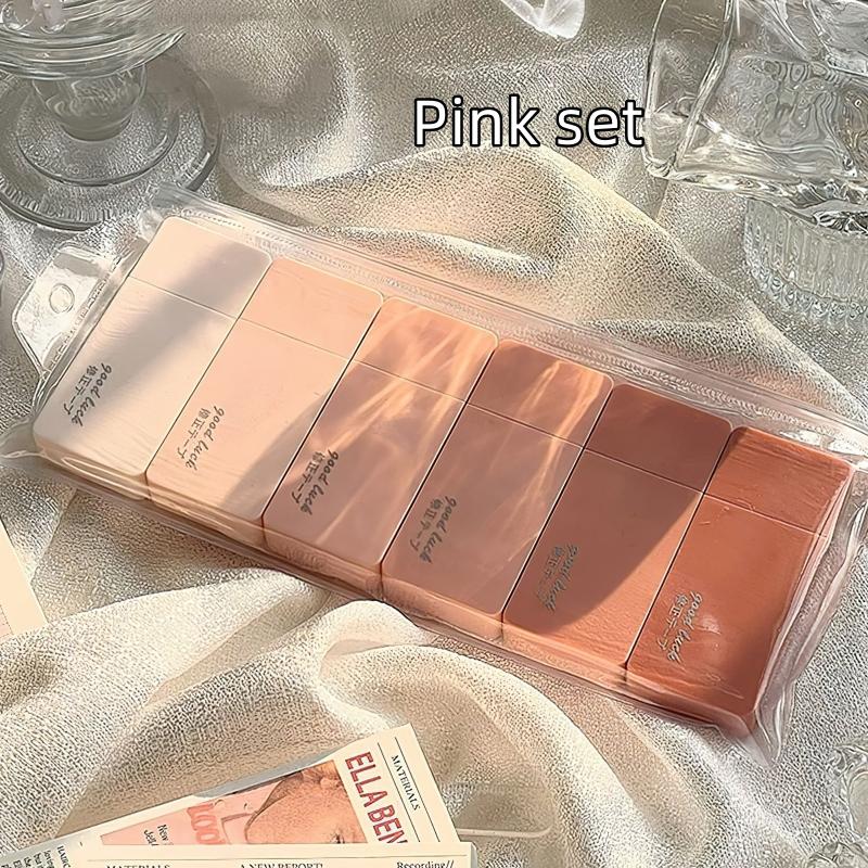 6ks Morandi Color Correction Tapes Set Gradient Design PET 5mm*12m Correcting Office School