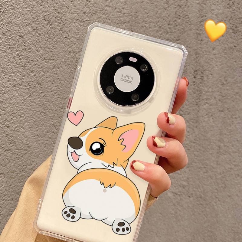 

Чехол для телефона с изображением мультяшного корги для Samsung S20 ULTRA S30 для Redmi 8 для Xiaomi Note10 для Huawei Y6 Y5 Huawei NOVA 3E