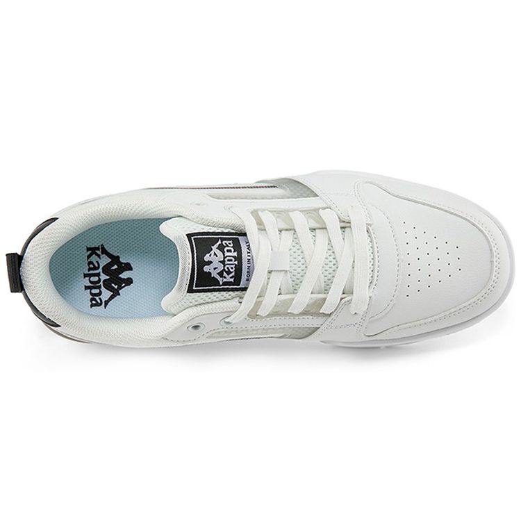 Kappa Trendy Sports Color Block Casual Non-Slip Shock Absorbing Wear-Resistant Low-Top Skate Shoes Unisex sneakers White Brown Black K0BZ5CC11D-001