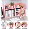 Shelves Bookshelf Organizer Desktop Bookshelf Wood Desk Organizer Office Storage Rack Free Style Display Shelf Bookcase for Tabletop Books Holder
