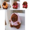 Niedliches Capybara-Plüschtier, Anhänger, Avocadogrün, flauschiges Stofftier, 12 cm